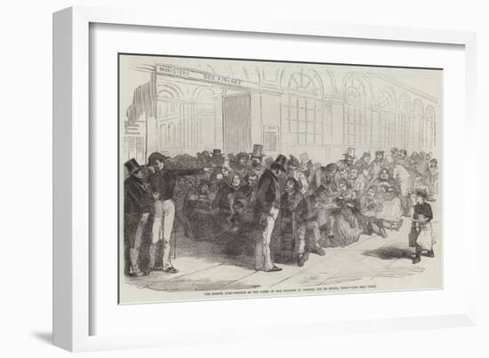 The French Loan, Scene at the Hotel of the Minister of Finance, Rue De Rivoli, Paris-null-Framed Giclee Print