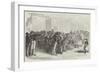 The French Loan, Scene at the Hotel of the Minister of Finance, Rue De Rivoli, Paris-null-Framed Giclee Print
