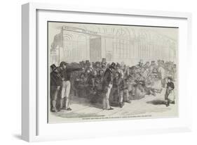 The French Loan, Scene at the Hotel of the Minister of Finance, Rue De Rivoli, Paris-null-Framed Giclee Print