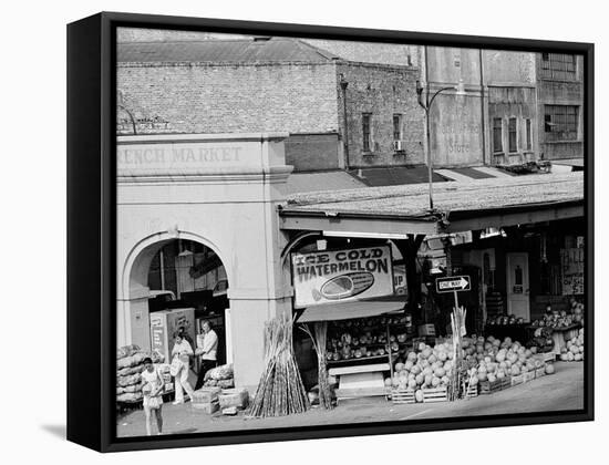 The French Market in New Orleans-null-Framed Stretched Canvas