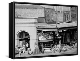 The French Market in New Orleans-null-Framed Stretched Canvas