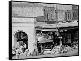 The French Market in New Orleans-null-Framed Stretched Canvas