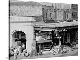 The French Market in New Orleans-null-Stretched Canvas