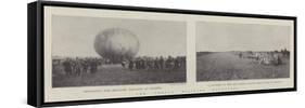 The French Military Manoeuvres-null-Framed Stretched Canvas