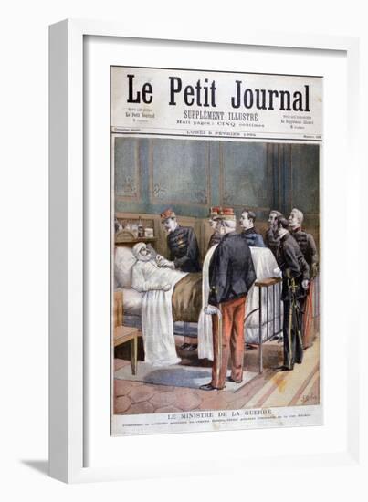 The French Minister for War Giving a Military Decoration, 1894-Jose Belon-Framed Giclee Print