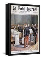 The French Minister for War Giving a Military Decoration, 1894-Jose Belon-Framed Stretched Canvas