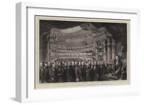 The French National Assembly in the Theatre at Versailles, 1873-null-Framed Giclee Print