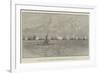 The French Naval Visit to Portsmouth, the Combined Squadrons Firing the Royal Salute-null-Framed Giclee Print