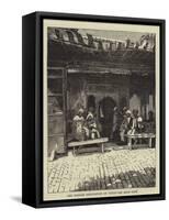 The French Occupation of Tunis, an Arab Cafe-null-Framed Stretched Canvas