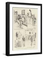 The French Occupation of Tunis, Native Character Sketches-null-Framed Giclee Print