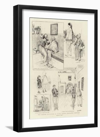 The French Occupation of Tunis, Native Character Sketches-null-Framed Giclee Print