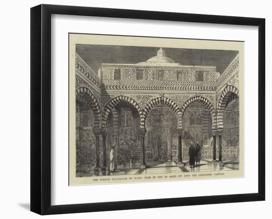 The French Occupation of Tunis, Tomb of Sidi Es Saheb (My Lord the Companion), Kairwan-null-Framed Giclee Print