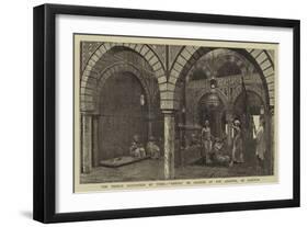 The French Occupation of Tunis, Zaouia, or College of the Aissawia, at Kairwan-null-Framed Giclee Print