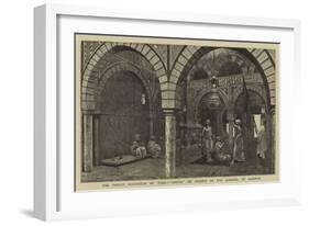 The French Occupation of Tunis, Zaouia, or College of the Aissawia, at Kairwan-null-Framed Giclee Print