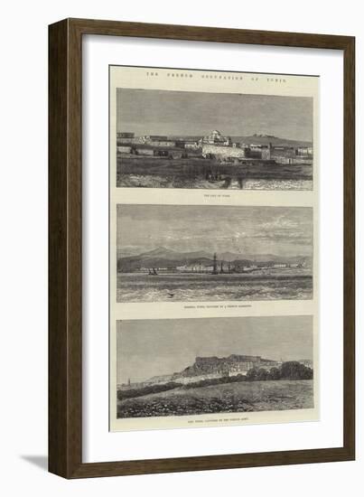 The French Occupation of Tunis-null-Framed Giclee Print