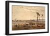 The French Passing the Sesia at Vercelli in 1859-Carlo Bossoli-Framed Giclee Print
