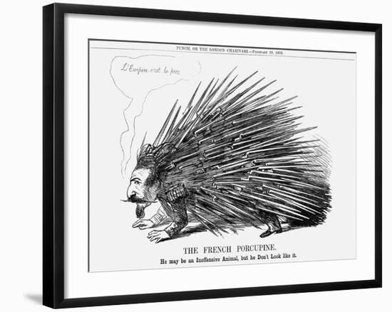 The French Porcupine, 1859-null-Framed Giclee Print