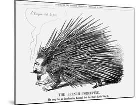 The French Porcupine, 1859-null-Mounted Giclee Print
