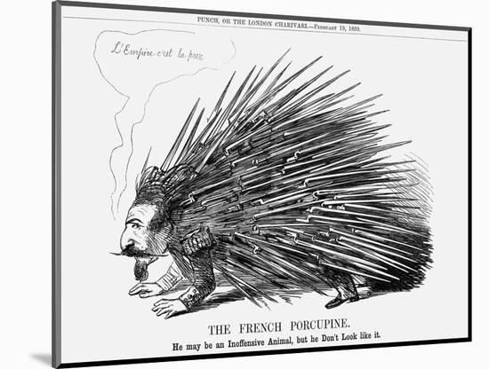 The French Porcupine, 1859-null-Mounted Giclee Print