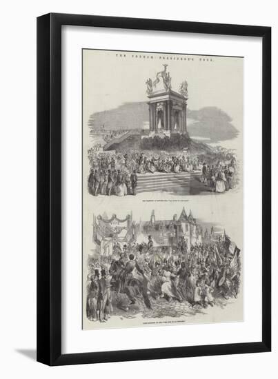 The French President's Tour-Sir John Gilbert-Framed Giclee Print