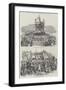 The French President's Tour-Sir John Gilbert-Framed Giclee Print