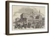 The French President's Visit to Strasburg, Departure from the Railway Terminus, at Paris-null-Framed Giclee Print