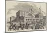The French President's Visit to Strasburg, Departure from the Railway Terminus, at Paris-null-Mounted Giclee Print