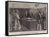 The French President's Visit to the Czar-William Hatherell-Framed Stretched Canvas