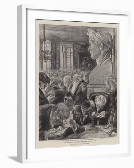 The French Presidential Election-Charles Paul Renouard-Framed Giclee Print