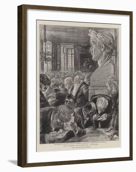 The French Presidential Election-Charles Paul Renouard-Framed Giclee Print