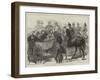 The French Prince Imperial at the Queen's Review, in Bushey Park-null-Framed Giclee Print