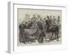 The French Prince Imperial at the Queen's Review, in Bushey Park-null-Framed Giclee Print