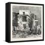 The French Quarter in the Temple of Luksor, Egypt, 1879-null-Framed Stretched Canvas