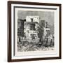 The French Quarter in the Temple of Luksor, Egypt, 1879-null-Framed Giclee Print