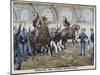The French Republican Guard, 1899-F Meaulle-Mounted Giclee Print