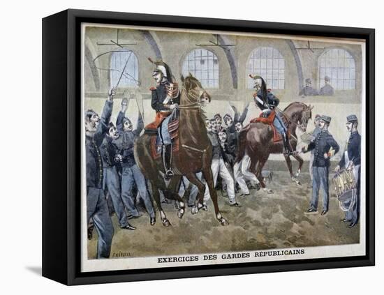 The French Republican Guard, 1899-F Meaulle-Framed Stretched Canvas