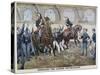 The French Republican Guard, 1899-F Meaulle-Stretched Canvas