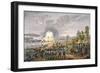 The French retreat after the Battle of Leipzig, Germany, 19th October 1813-Francois Pigeot-Framed Giclee Print