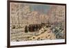 The French Retreat from Moscow in October 1812, C.1888-95-Vasili Vasilievich Vereshchagin-Framed Giclee Print