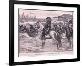 The French Retreating from Torbay Ad 1690-William Barnes Wollen-Framed Giclee Print