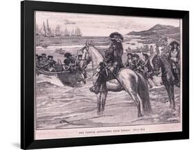 The French Retreating from Torbay Ad 1690-William Barnes Wollen-Framed Giclee Print