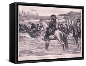 The French Retreating from Torbay Ad 1690-William Barnes Wollen-Framed Stretched Canvas