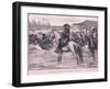 The French Retreating from Torbay Ad 1690-William Barnes Wollen-Framed Giclee Print