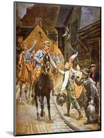 The French Return to Alsace-Lorraine, 1915-Alphonse Lalauze-Mounted Giclee Print
