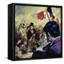 The French Revolution Inspired Eugene Delacroix to Paint Liberty Guiding the French People-Luis Arcas Brauner-Framed Stretched Canvas