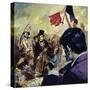 The French Revolution Inspired Eugene Delacroix to Paint Liberty Guiding the French People-Luis Arcas Brauner-Stretched Canvas