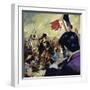 The French Revolution Inspired Eugene Delacroix to Paint Liberty Guiding the French People-Luis Arcas Brauner-Framed Giclee Print