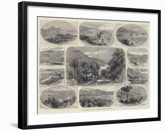 The French Riviera, Winter Health Resorts-null-Framed Giclee Print