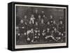 The French Rugby Football Team Now in England-null-Framed Stretched Canvas