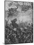 'The French Rushed Forward With Triumphant Yells and Firing Down Into The Hollow Road', 1902-William Barnes Wollen-Mounted Giclee Print